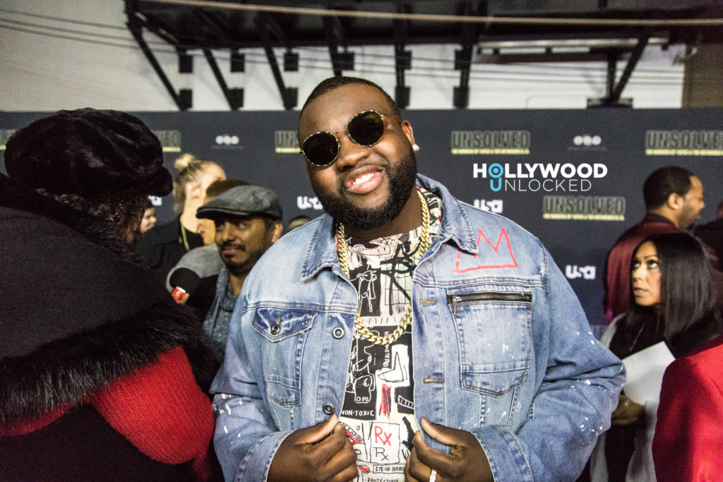 Wavyy Jonez at the 'Unsolved' Series Premiere