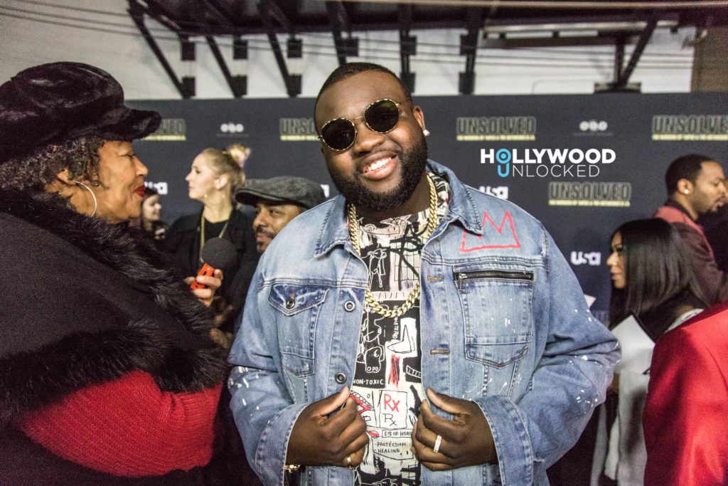 Wavyy Jonez at the 'Unsolved' Series Premiere