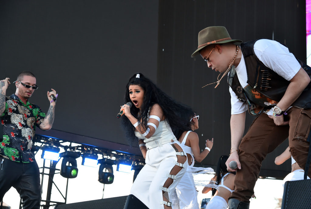 (GETTY) Coachella Weekend 2, Day 3 - Cardi B, Bad Bunny and J Balvin