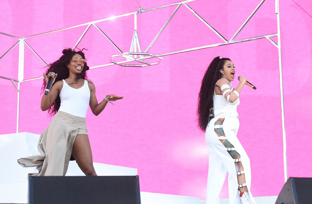 (GETTY) Coachella Weekend 2, Day 3 - Cardi B and SZA