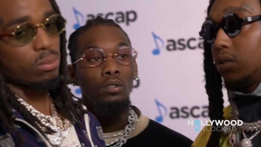 Migos at 2018 ASCAP Rhythm & Soul Music Awards