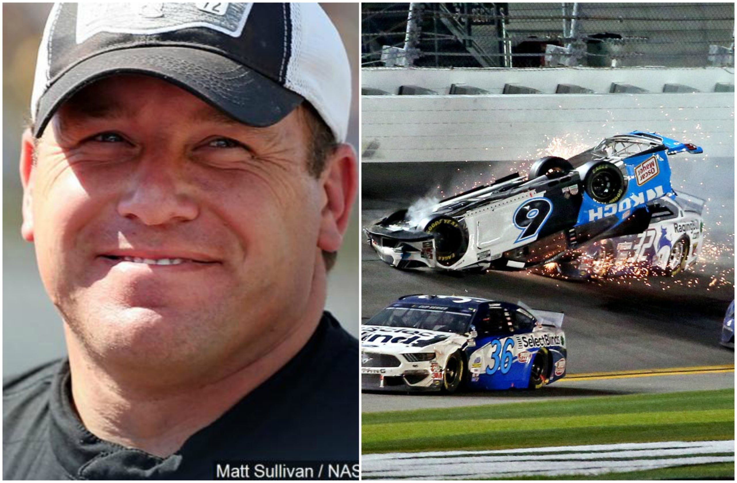 NASCAR driver Ryan Newman crash