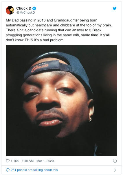 Chuck D on Flavor Flav & Bernie Sanders