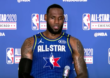 LeBron James' 2020 All-Star Game jersey sells for record $630K at