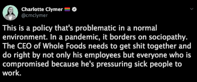 Twitter vs. Whole Foods Jeff Bezos amid coronavirus