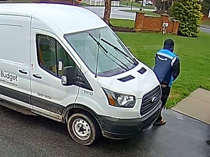 Amazon Driver Urinating Customer's driveway