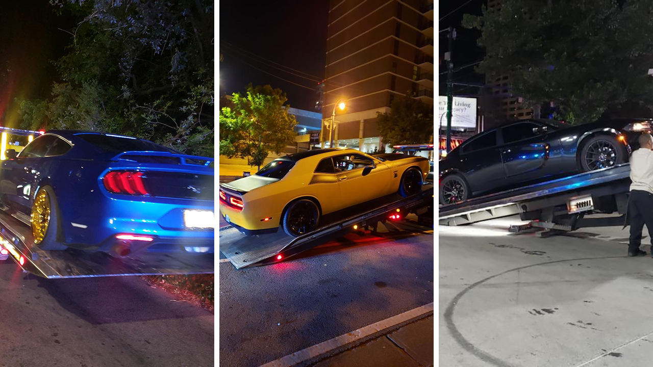 Atlanta Police Arrest 44 People & Impound 29 Cars After Illegal Street Racing Bust