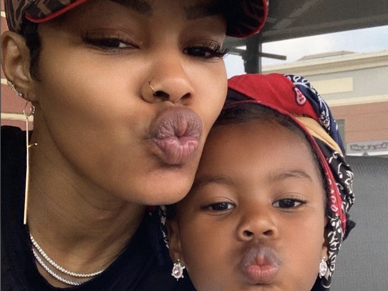 Teyana Taylor Sparks Pregnancy Rumors After Daughter Tries To Kiss Her Stomach On Instagram Live