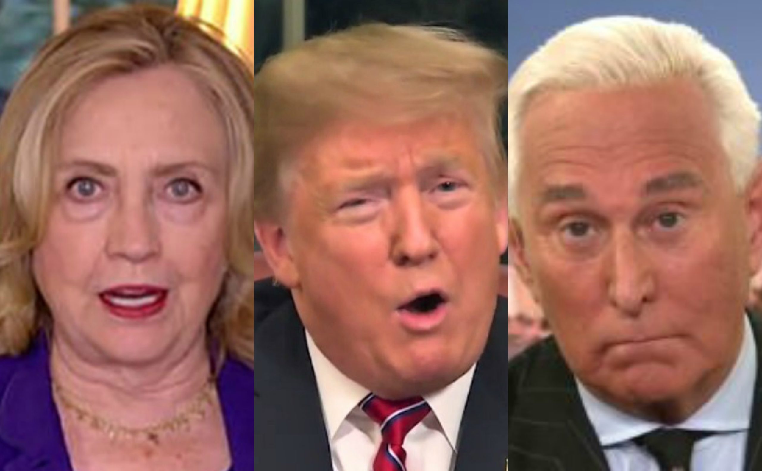 Hillary Clinton Slams Donald Trump For Pardoning Roger Stone To Shut Him Up