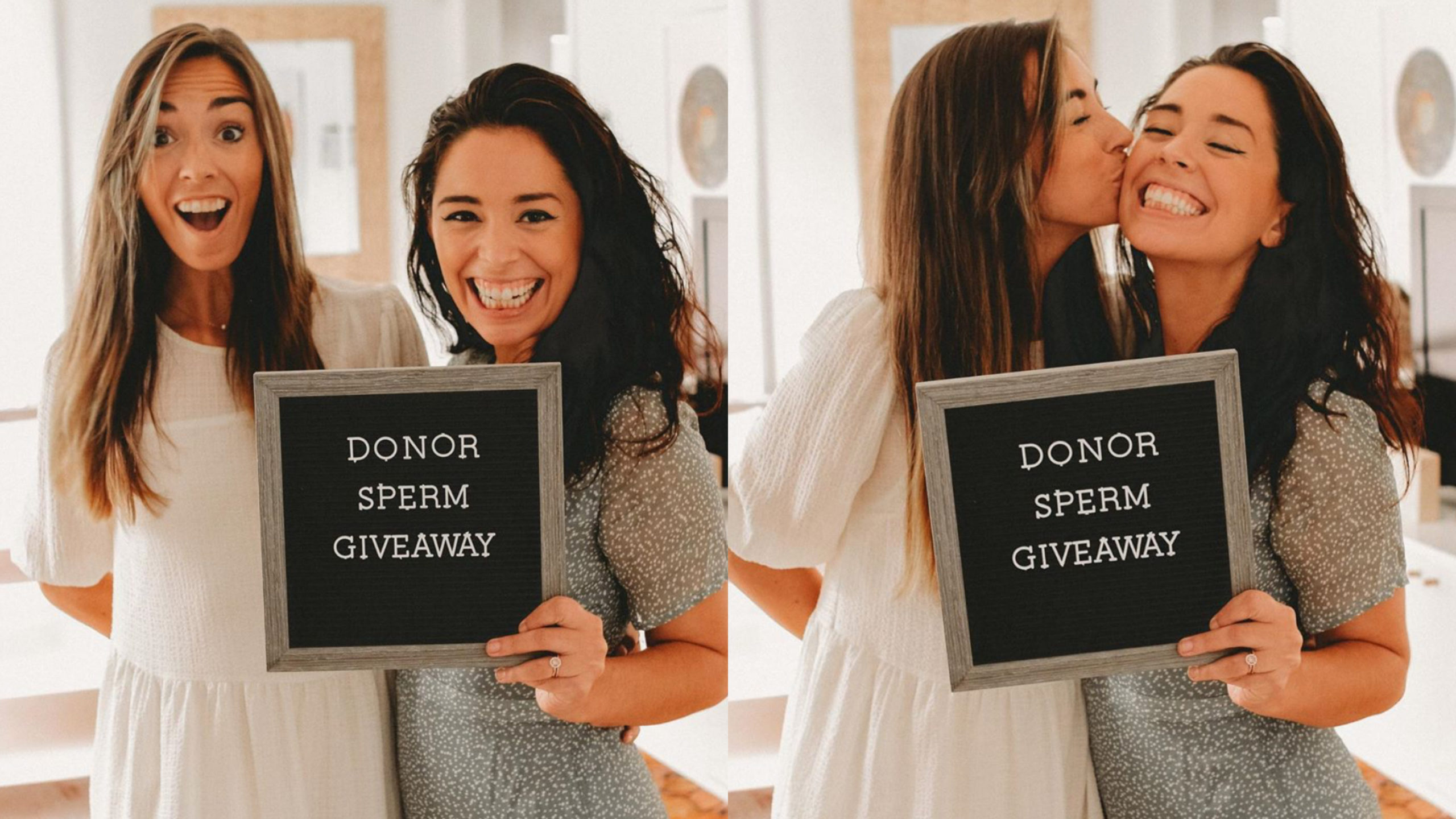 Same Sex Influencer Couple Announce Donor Sperm Giveaway