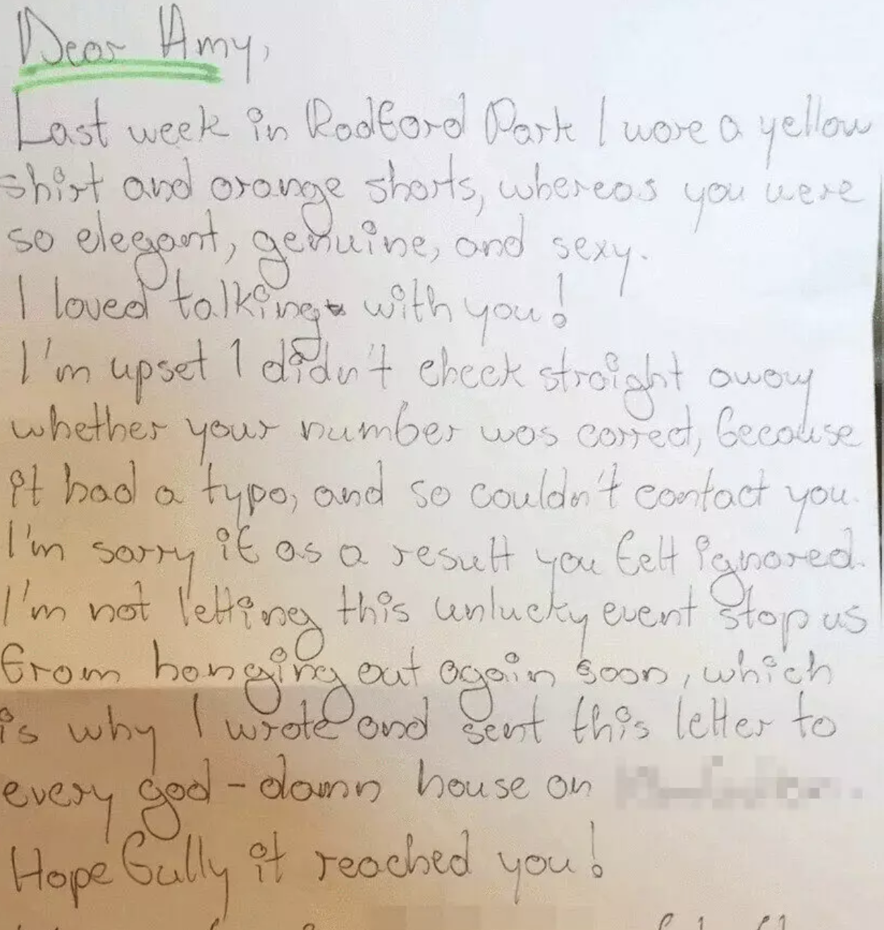 College Student Writes 100 Love Letters To A Woman He Met At A Park ...