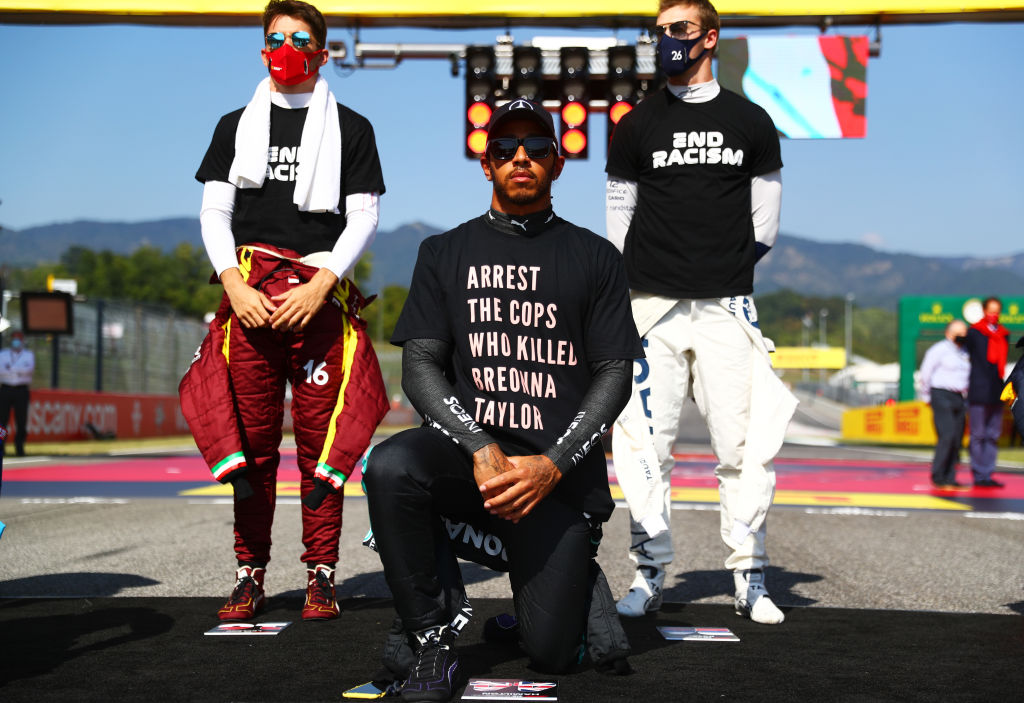 Lewis Hamilton Investigated For Breonna Taylor Tribute At Grand Prix