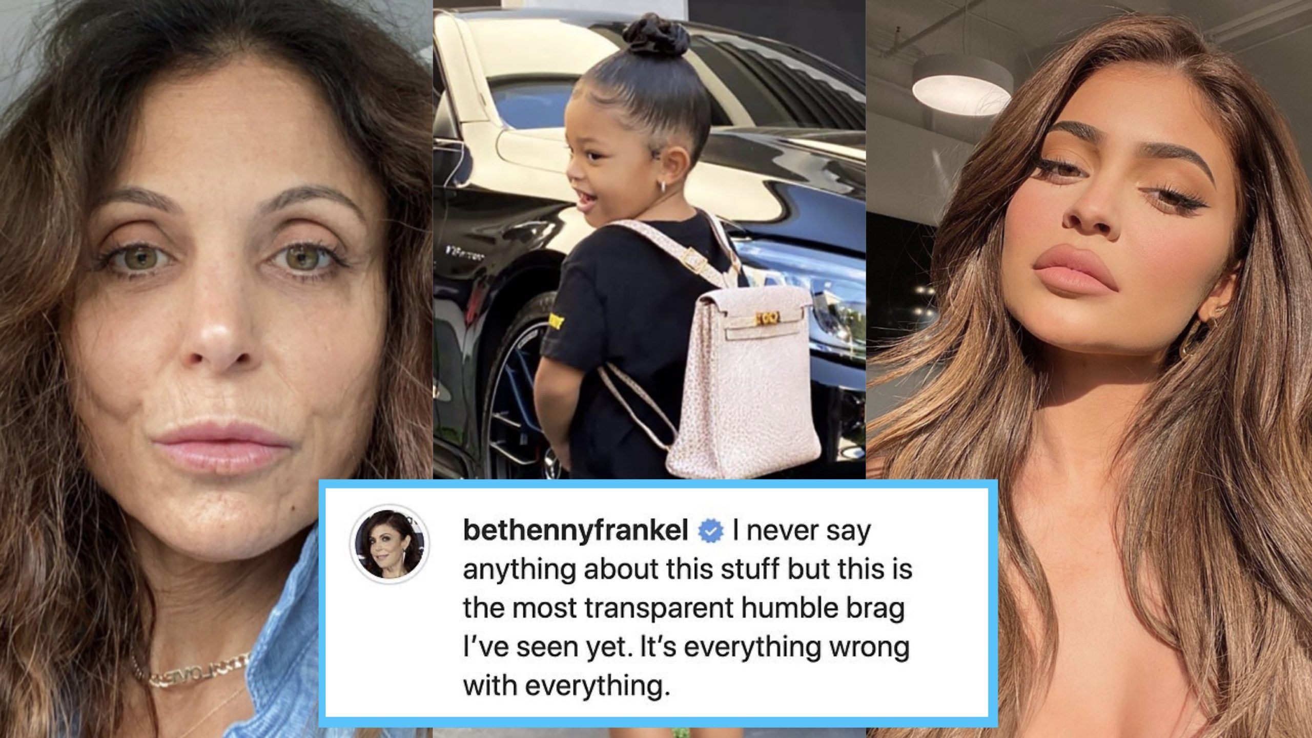 Bethenny Frankel Drags Kylie Jenner for 'Flaunting' Stormi's $12K