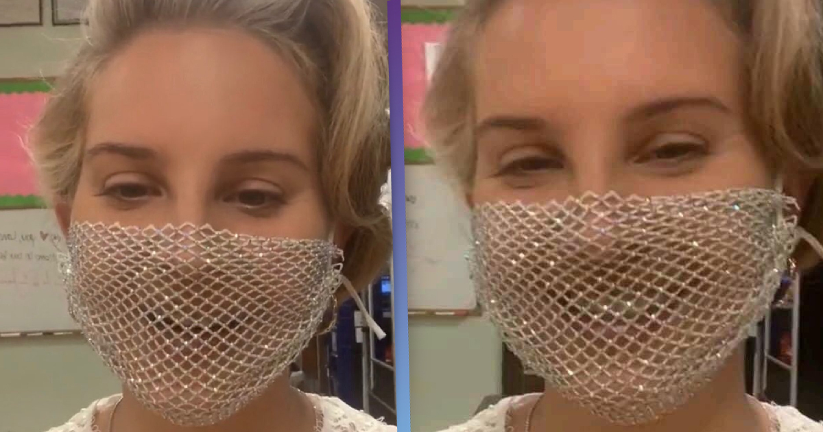 Social Media Blasts Lana Del Rey For Wearing Mesh Mask At Book Signing