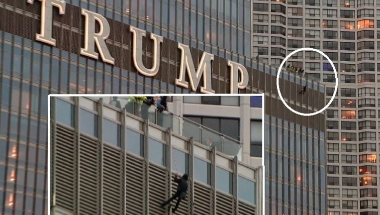 Chicago Man In Custody After Dangling Off Trump Tower, Demanding To Speak With POTUS