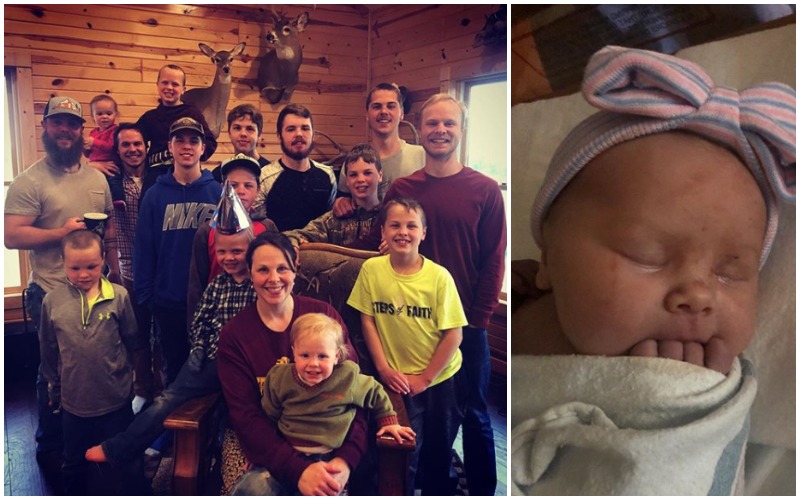 Mother Of 14 Boys Finally Gives Birth To A Baby Girl • Hollywood Unlocked