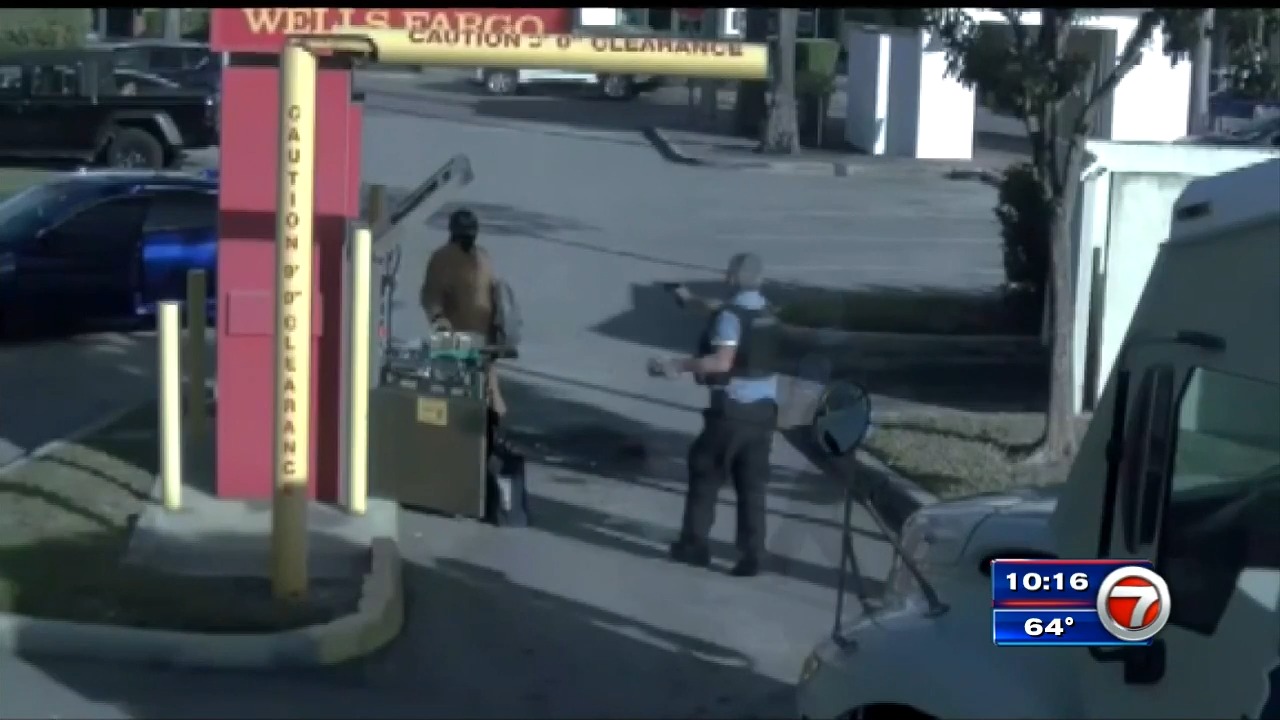 Florida Man Shot While Robbing Brinks Truck In Miami, Flees With $20K