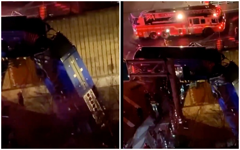 NYC Bus Driver Who Drove Off Of Bronx Overpass Suspended For Refusing