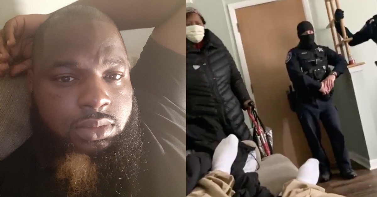 Chicago Man Goes Live After Being Caught Masturbating By His Mother & Police During Apparent Welfare Check