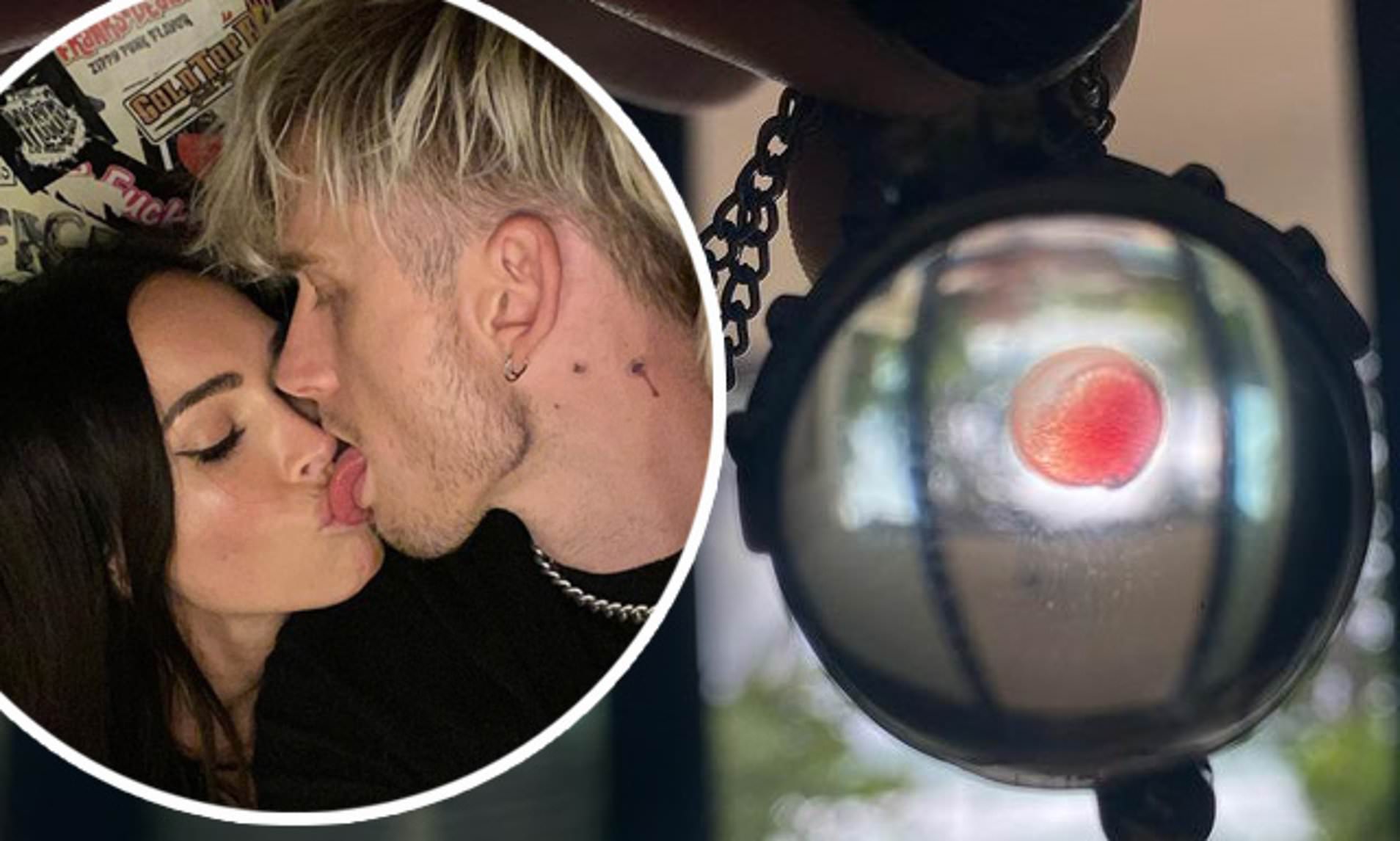 Bloody Valentine: Machine Gun Kelly Wears Megan Fox's Blood In A Necklace