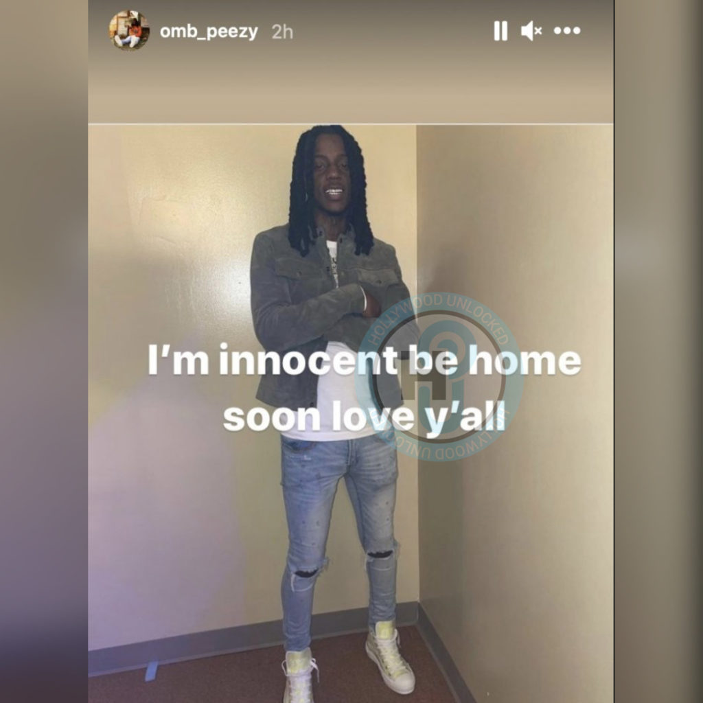 Rapper OMB Peezy Arrested For Shooting At Roddy Ricch & 42 Dugg Music ...