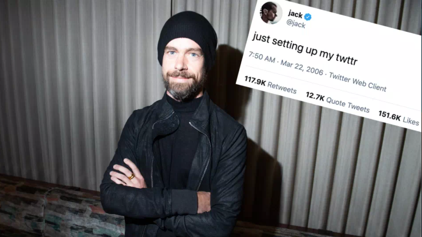 Jack Dorsey Sells First-Ever Tweet As An NFT For $2.9 Million