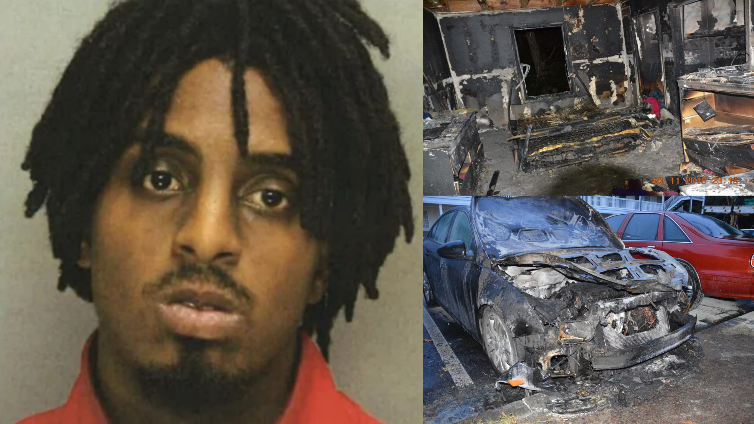 Georgia Man Slapped With 20 Years After Setting Fire To Car & Home Of Woman Who Rejected His Unwanted Advances