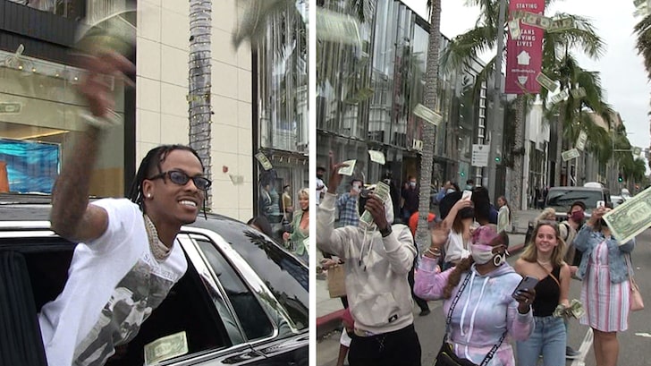 Rich The Kid Ticketed For Littering After Making It Rain In Beverly Hills