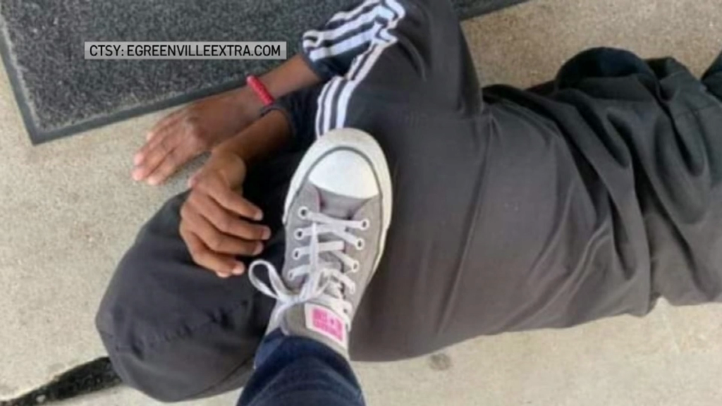 Texas Teacher Resigns After Photo Surfaces Of Her Foot On Black Student's Neck