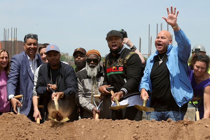 Rap Legends LL Cool J, Nas, Lil Kim, Fat Joe & More Break Ground On Bronx Point -- An Affordable Housing Complex & Universal Hip Hop Museum Site In The Bronx