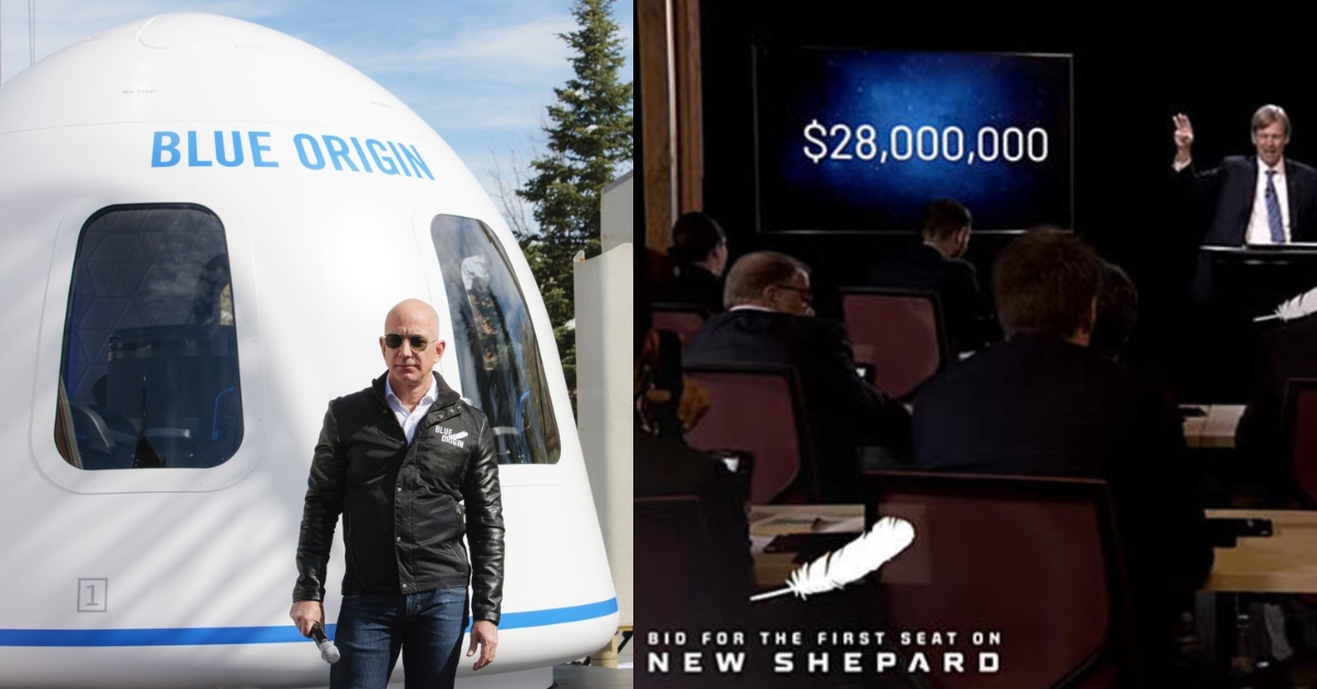 Bidder Pays $28 Million To Fly To Space With Jeff Bezos In July