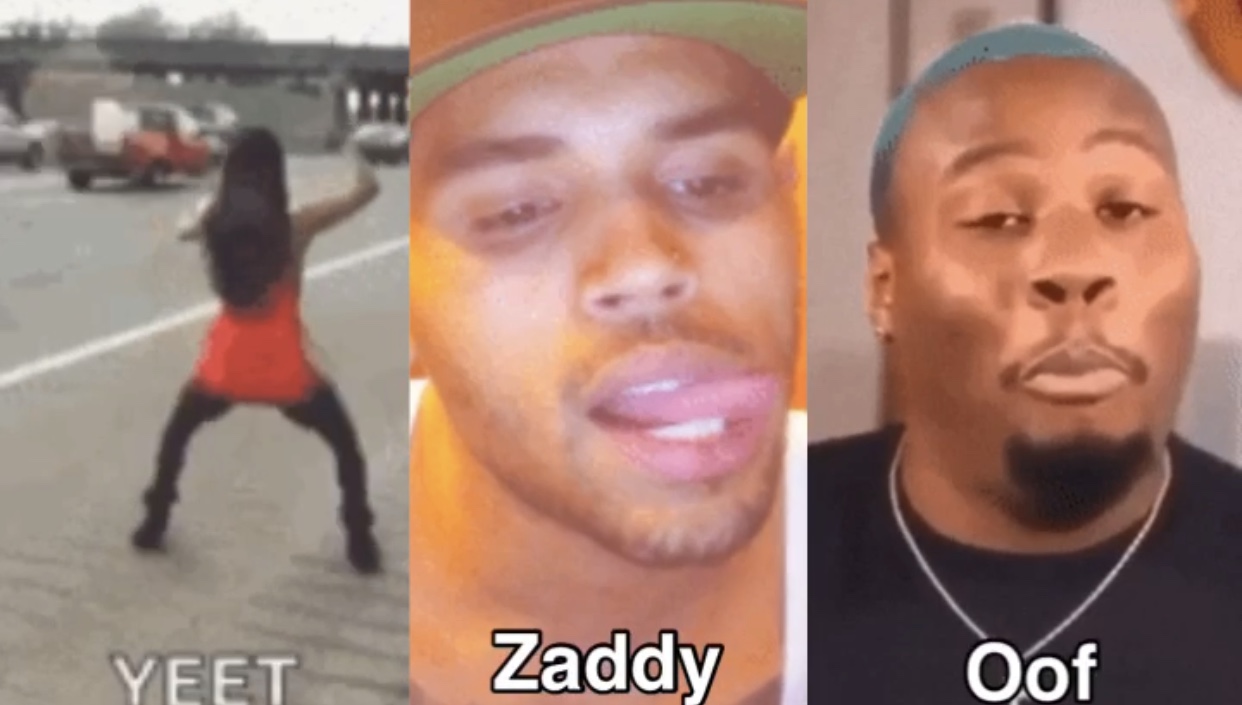 New slang words like 'zaddy' and 'yeet' have been added to the