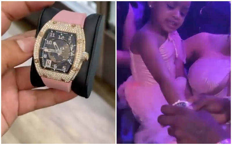 Daily Loud on X: Offset gets Cardi B a Birkin bag & a Richard Mille  watch for her birthday 💯 🎉  / X