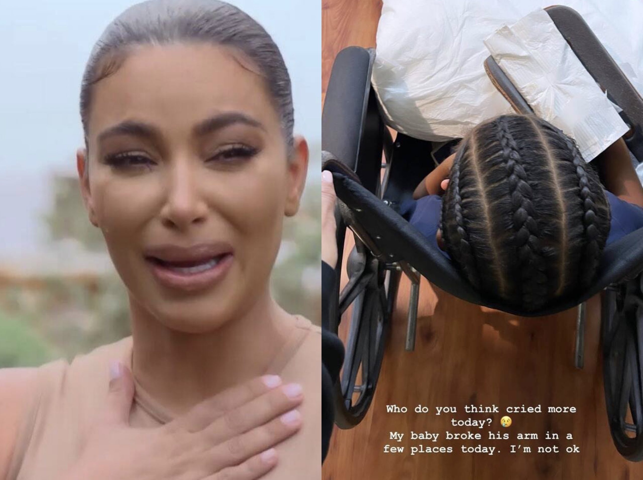 Kim Kardashian Says She Is “not Ok” After Her Son Saint Breaks His Arm 2315