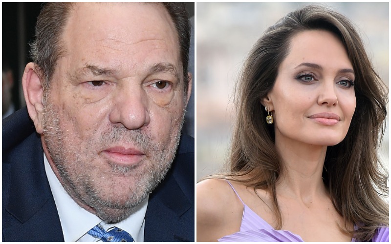 Harvey Weinstein Claims He Never Assaulted Angelina Jolie • Hollywood ...