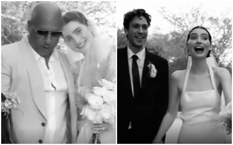 Vin Diesel Walks Paul Walkers Daughter Meadow Down The Aisle During Her Wedding • Hollywood 