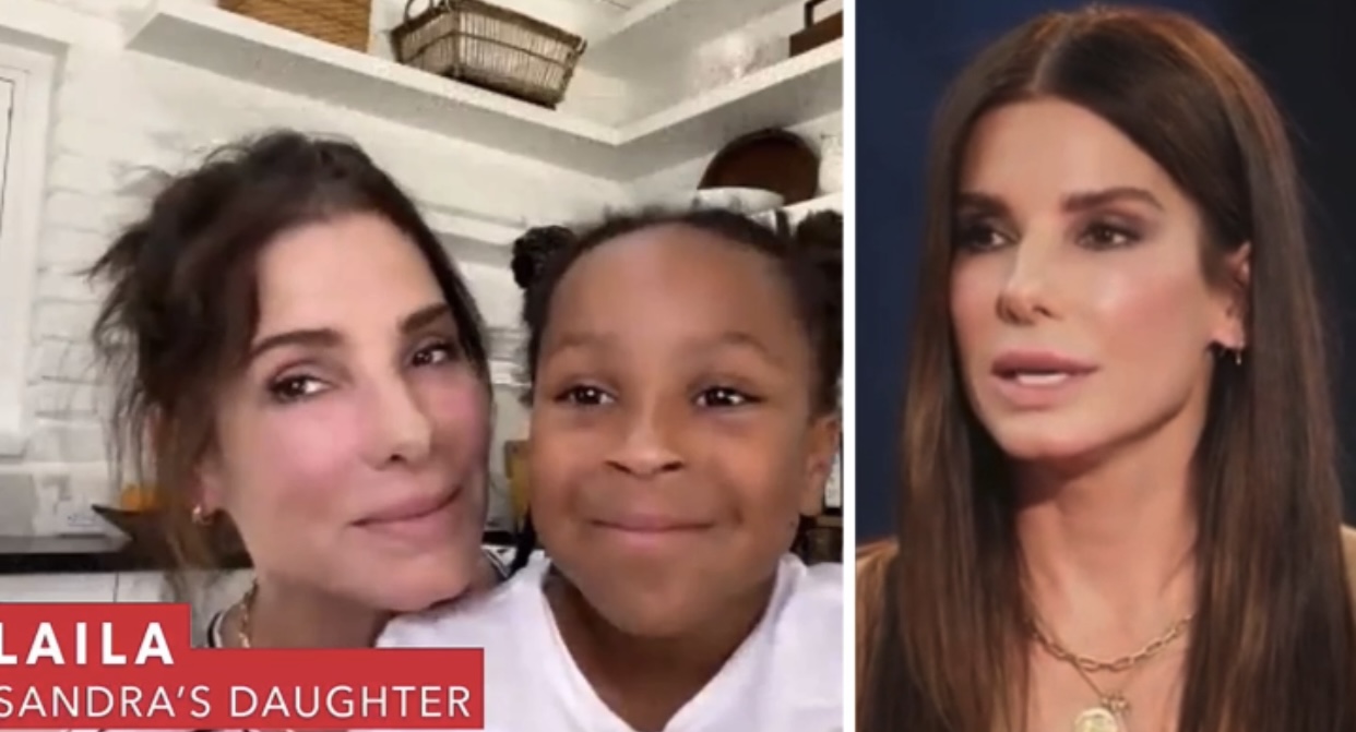 Sandra Bullock Responds To Critics Of Her Adopting Two Black Children On  'Red Table Talk