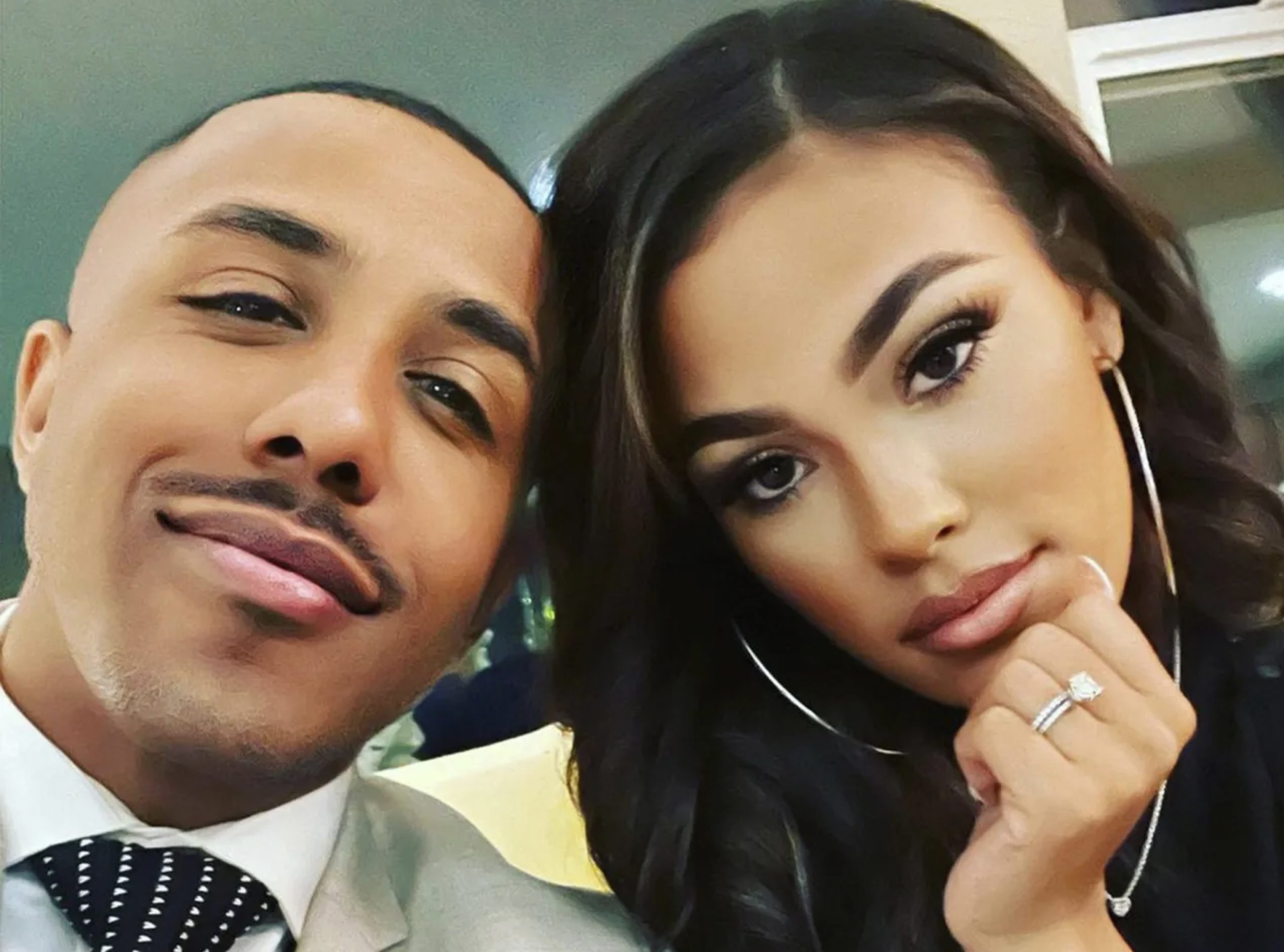 marques houston started dating his wife