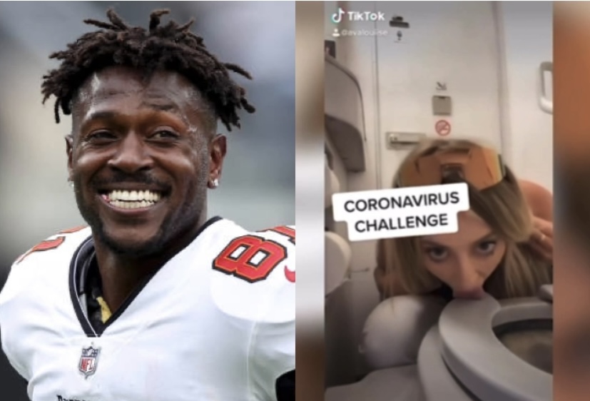 Toilet-Licking Influencer Claims Antonio Brown Snuck Her In Hotel Night  Before His Viral Meltdown • Hollywood Unlocked