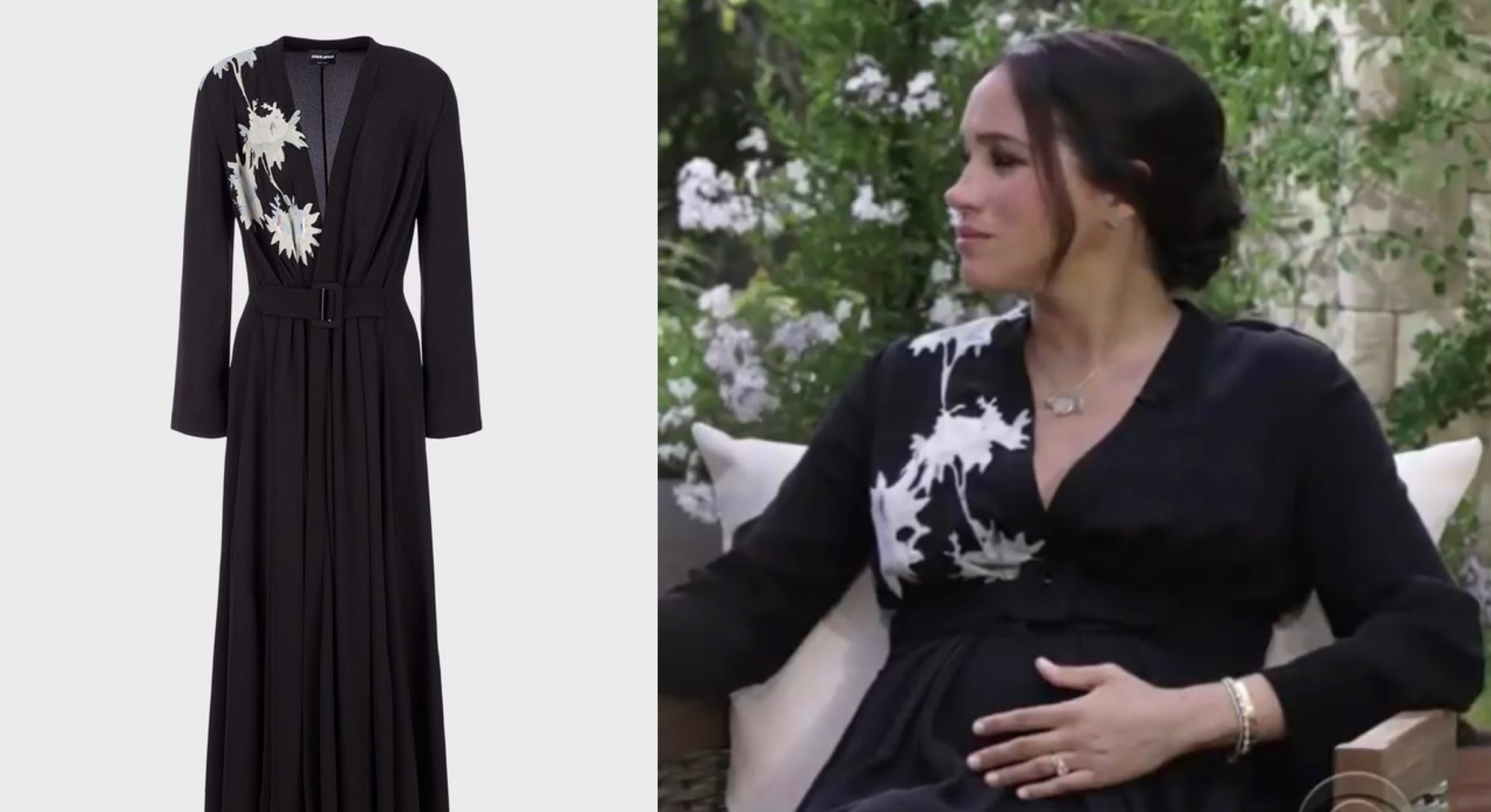 Meghan Markle's $4,700 Armani Dress Worn For Oprah Interview Named 'Dress  Of The Year'