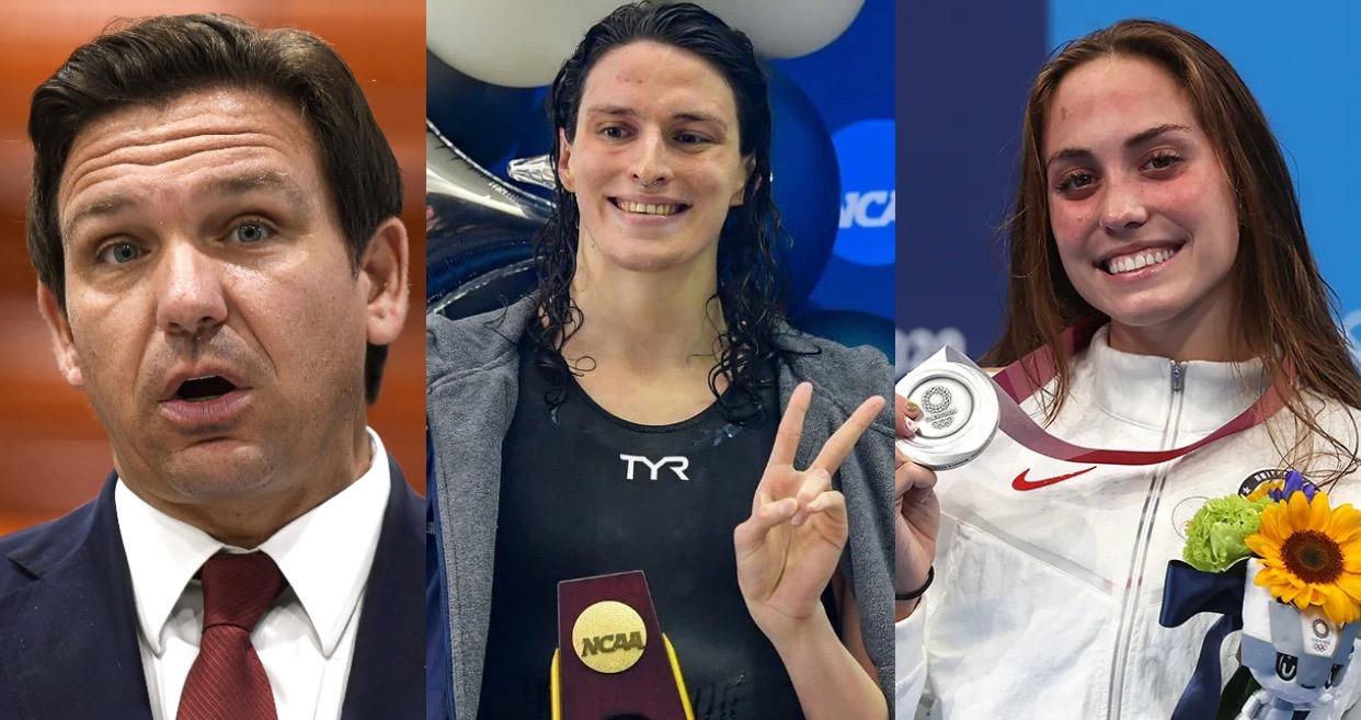 Florida Governor Ron DeSantis Slams NCAA & Says Trans Swimmer Lia Thomas Was Not 'Rightful Winner'