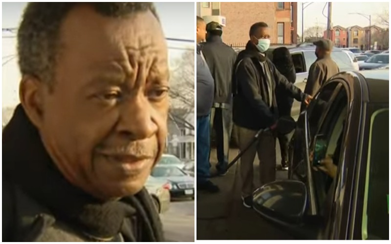 Dr. Willie Wilson hands out free gas cards