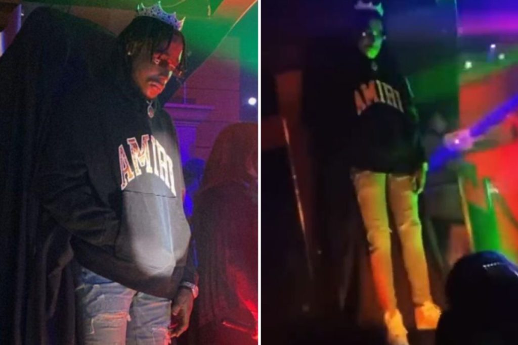 Body Of DMV Rapper Goonew Propped Onstage For Last Dance Party Funeral At Bliss  Nightclub