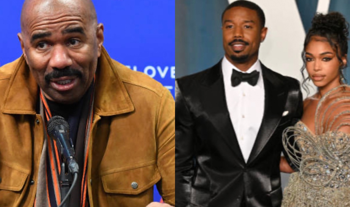 Steve Harvey Michael B Jordan Lori Harvey