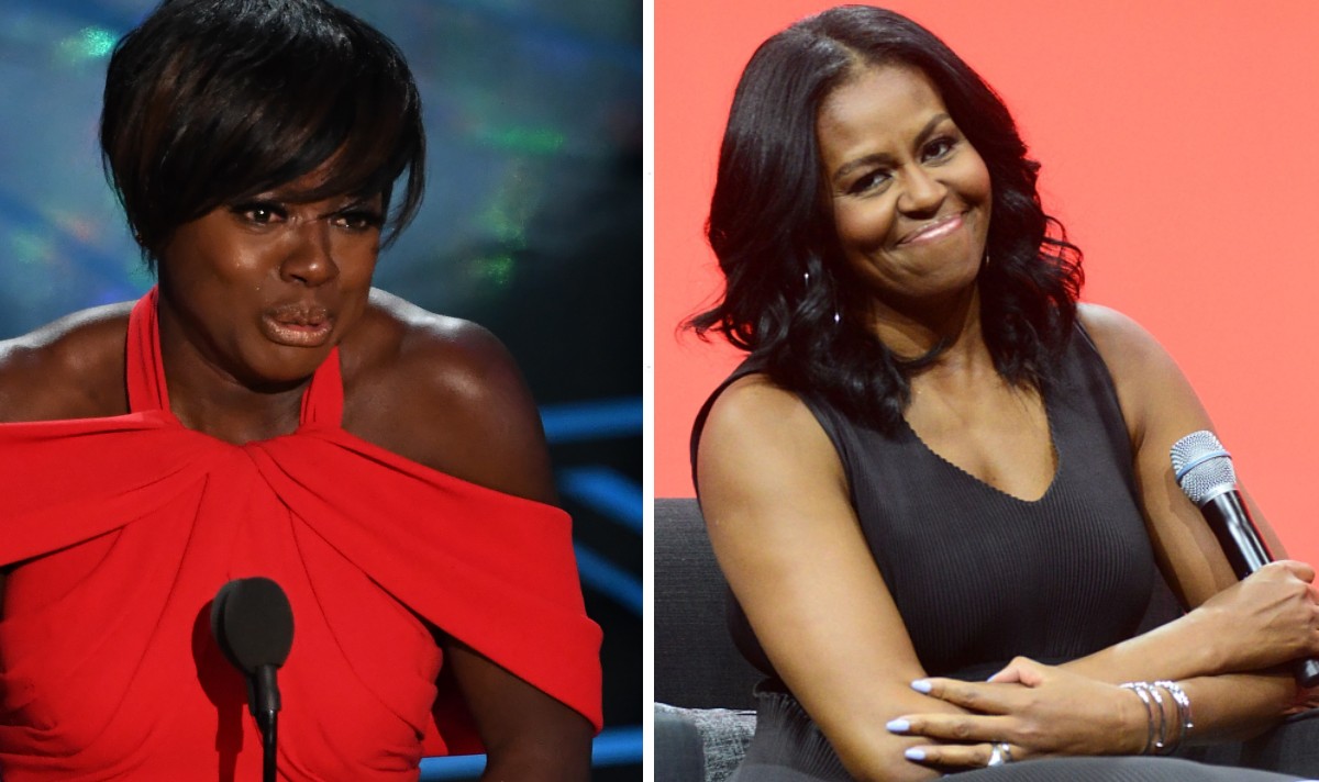 viola davis crying michelle obama the first lady