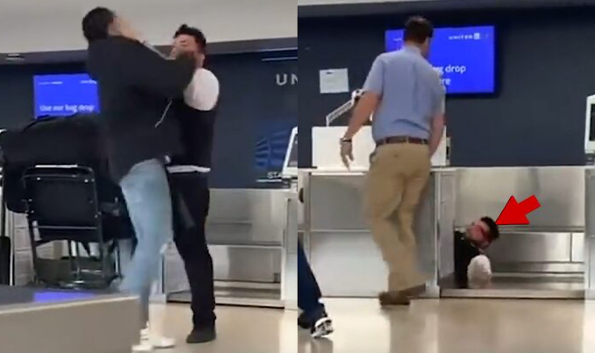 Airport fight