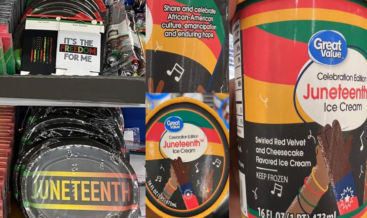 Walmart pulls juneteenth ice cream