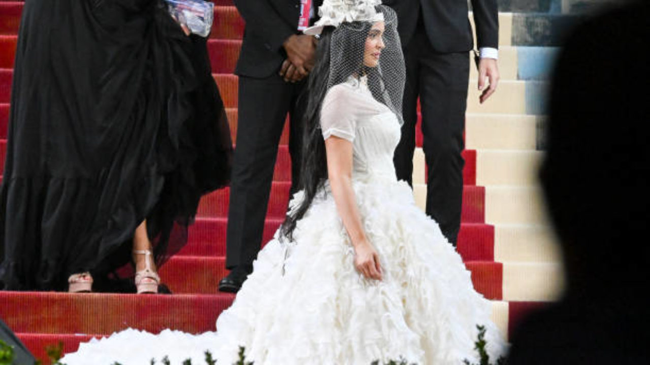 Kylie Jenner's Met Gala Wedding Dress Was In Honor Of Virgil Abloh