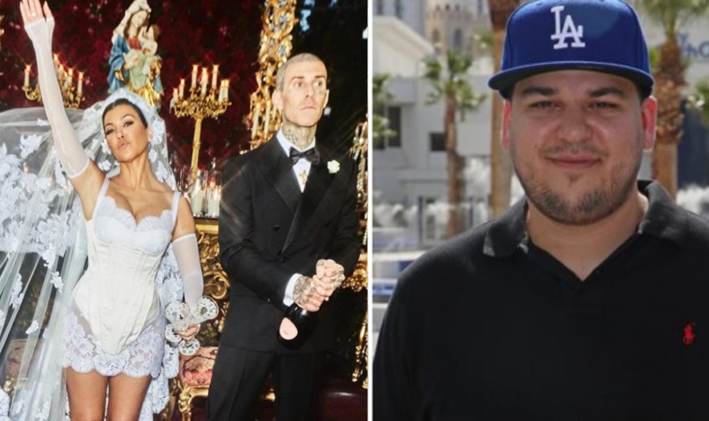 Why Rob Kardashian Didn't Attend Kourtney Kardashian's Italian Wedding