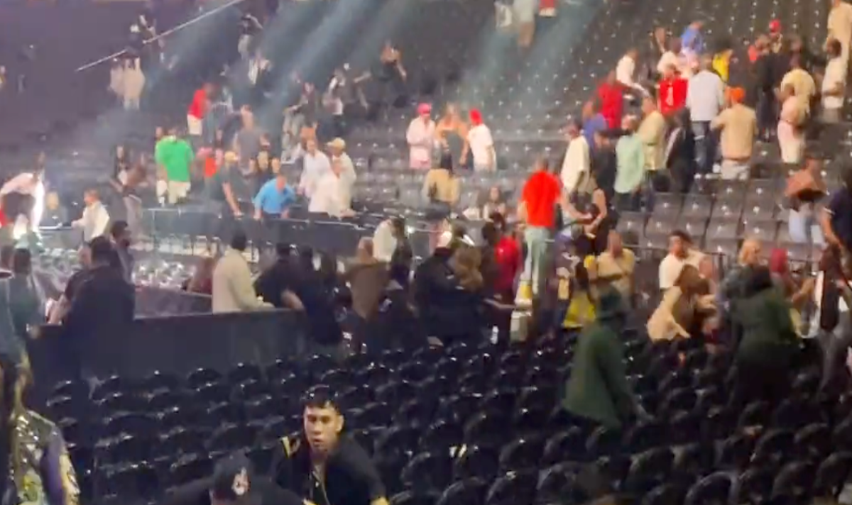 stampede in barclays center after false report